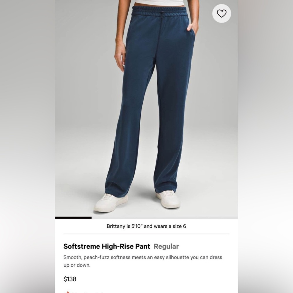 lululemon athletica Softstreme High-Rise Pant Size 10